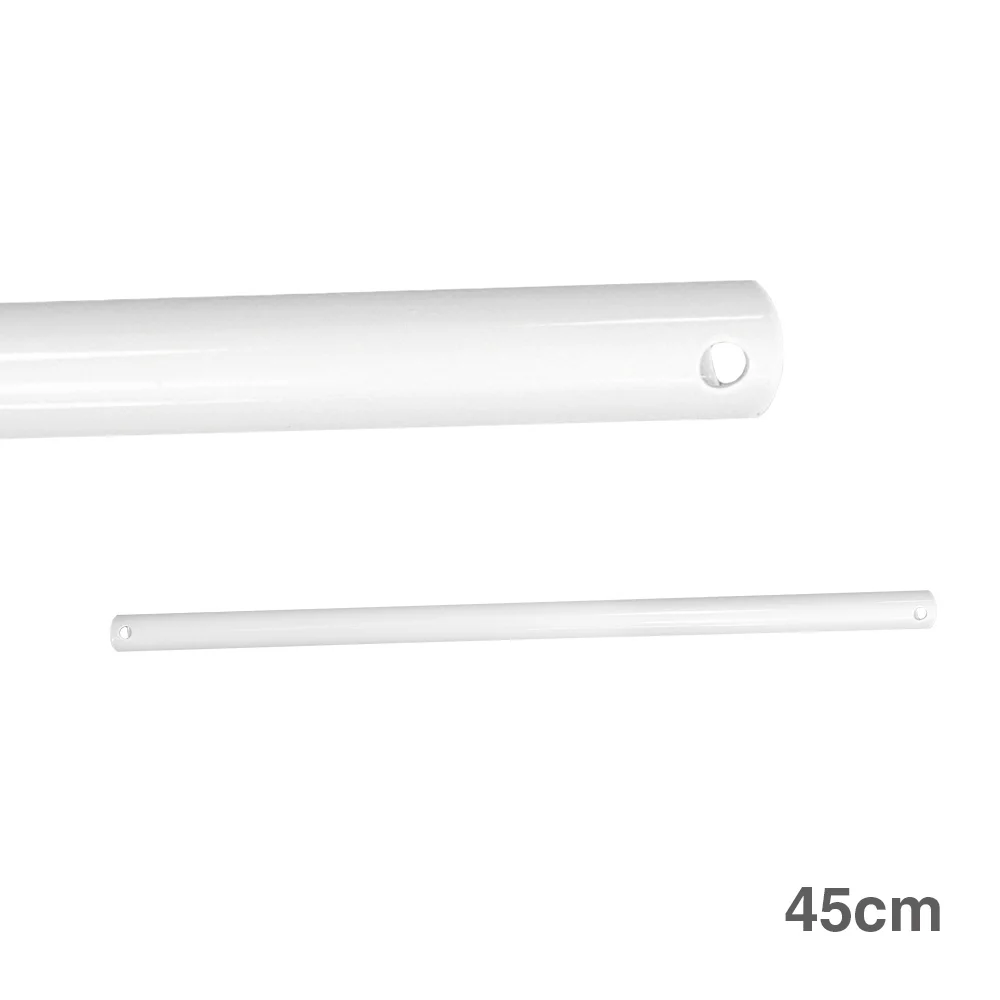 Extens&atilde;o de branco de  tubo 45cm para ventoinhas .