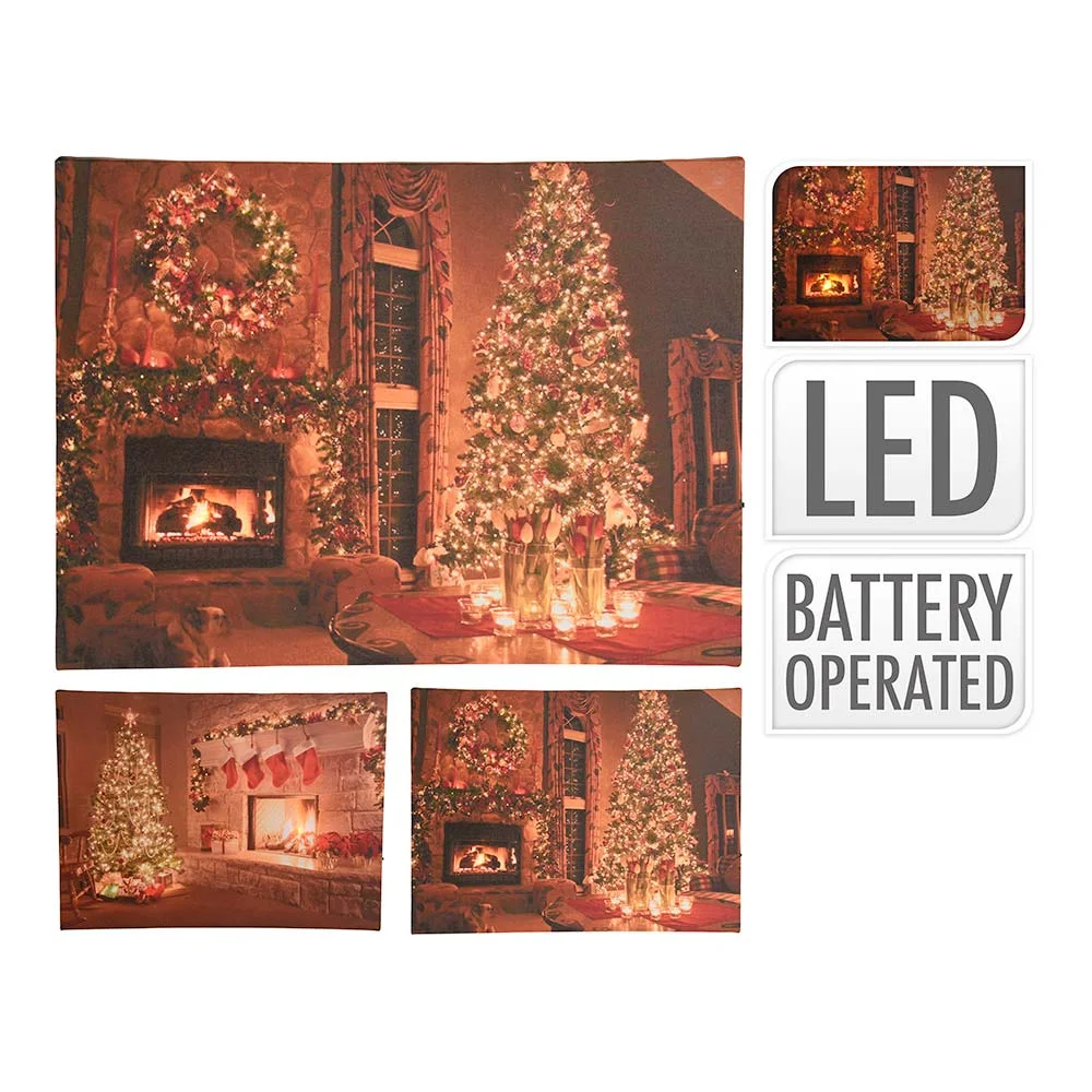 Quadro decorativo com led 28/x38 modelo chimin&eacute;