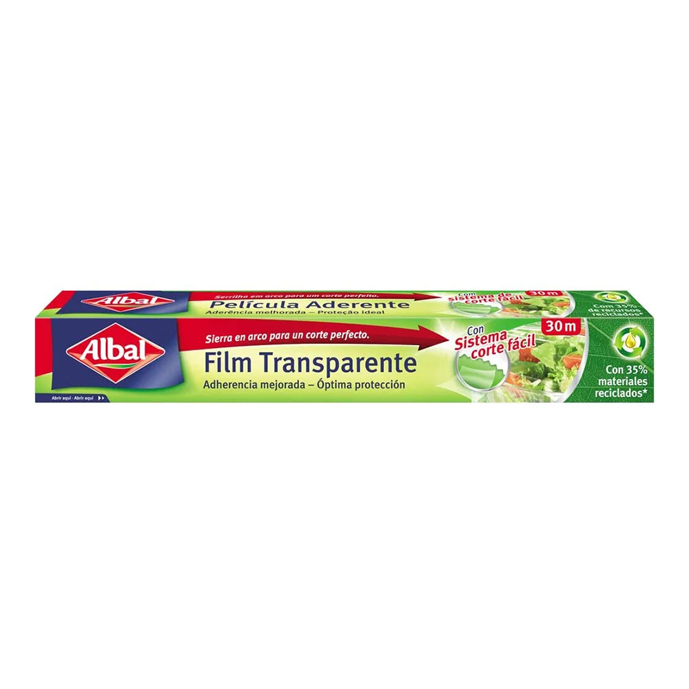 Pel&iacute;cula Aderente Albal Transparente (30 M) 