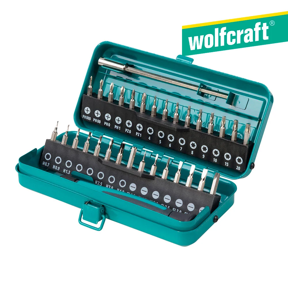 Kit de Brocas Micro-Pontos Precis&atilde;o 32 Pe&ccedil;as 1389000 Wolfcraft