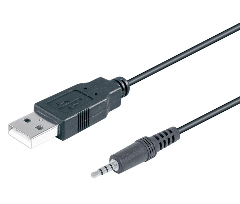 Cabo Usb-A 2.0 Macho / Jack 3.5 Macho 4p Preto 1.5