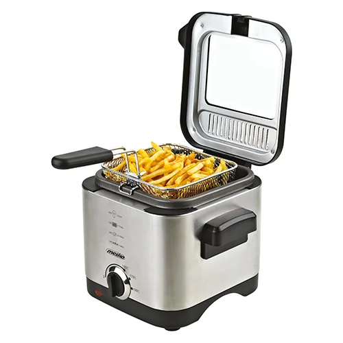 Fritadeira Mesko Ms 4910 Preto Prateado 900 W 1,5 L 