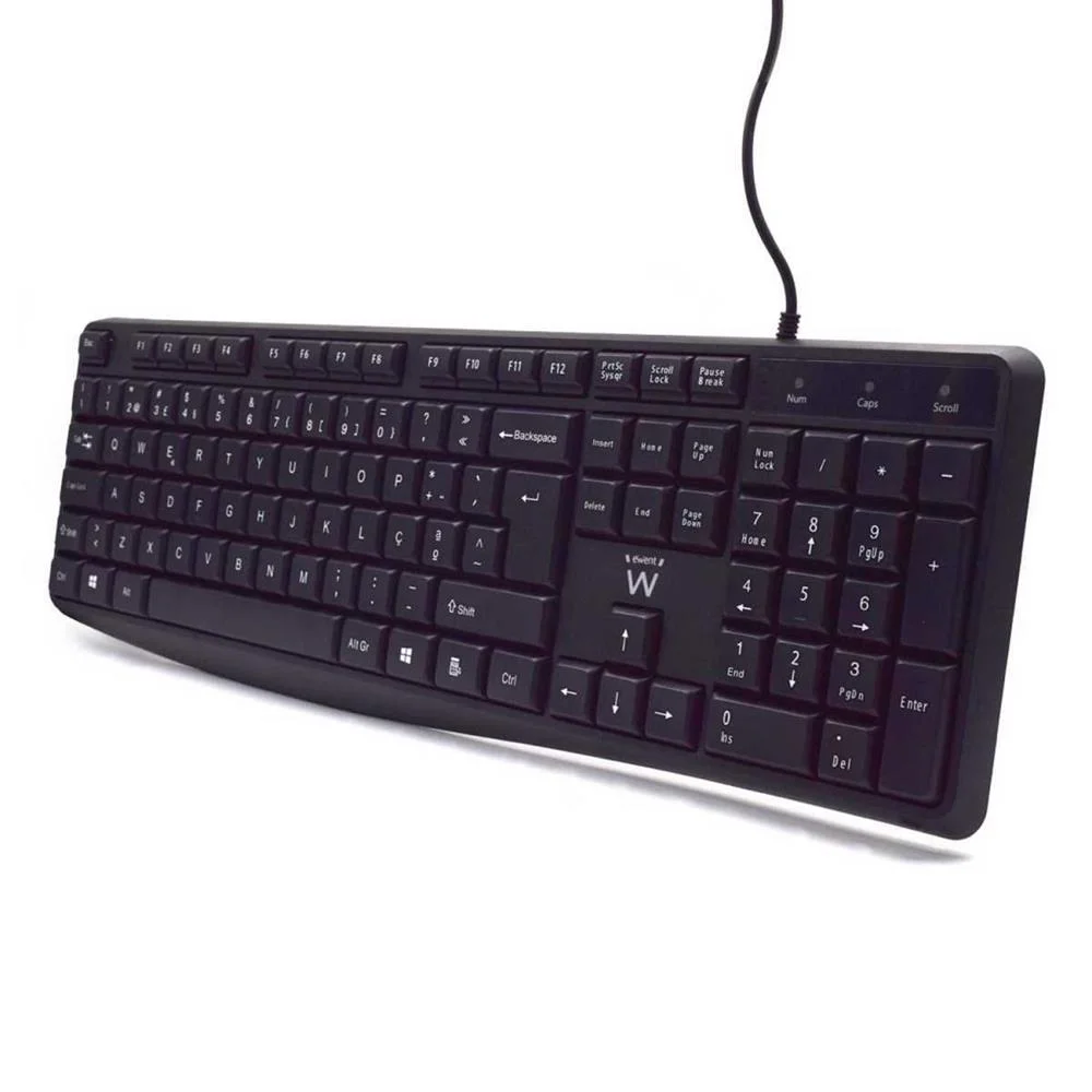 Teclado Business USB com Teclas Silenciosas, PT L.