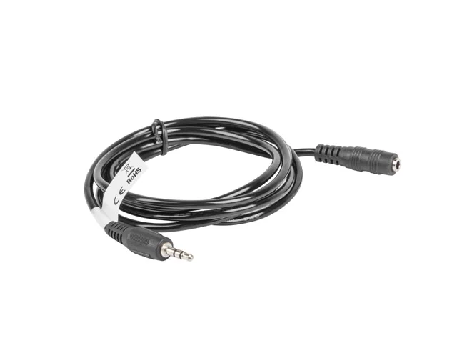Adaptador Jack 3.5 Mm F&ecirc;mea para Macho Lanberg Ca-Mjfj-10cc-0015-Bk Preto 