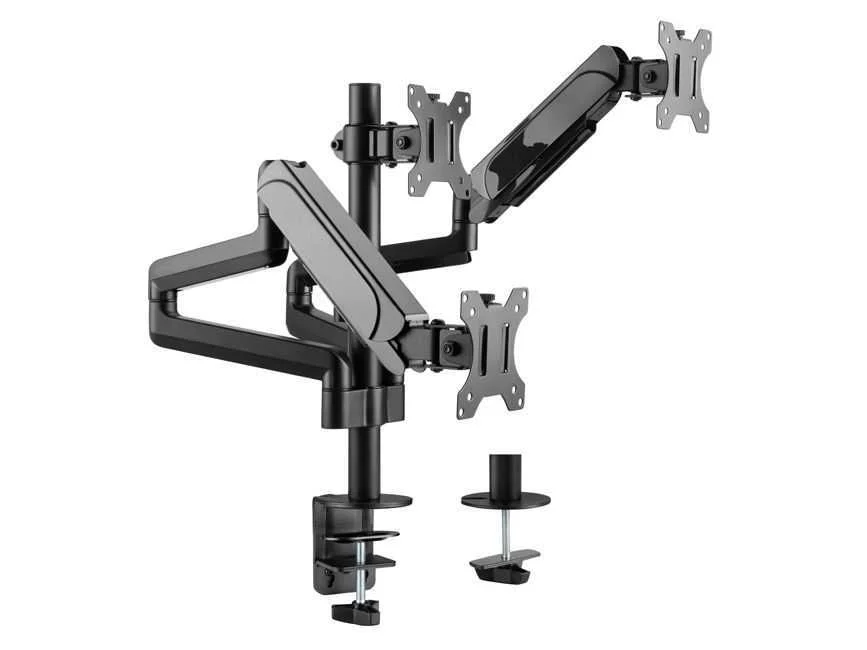 Suporte Triple Monitor 17"-27" Desk Mount Bracket