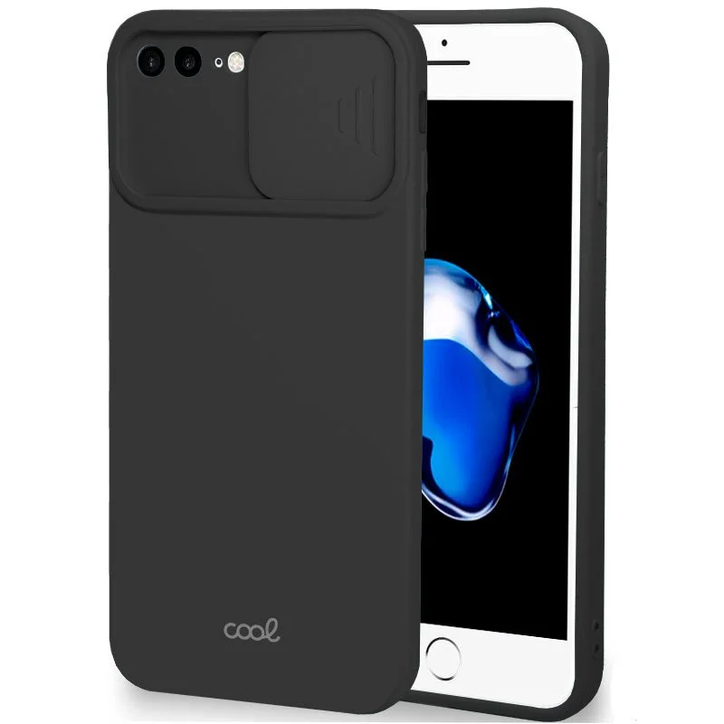 Capa Cool para C&acirc;mera Preta para iPhone 7 Plus / iPhone 8 Plus