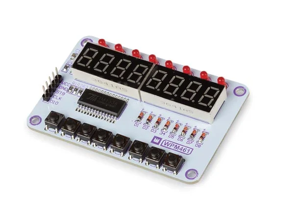 Bot&atilde;o e M&oacute;dulo de Visualiza&ccedil;&atilde;o com Tm1638 Chip