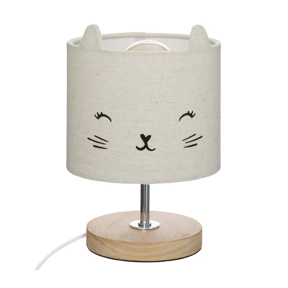 Candeeiro Infantil De Mesa Cat E14 (l&acirc;mpada N&atilde;o.