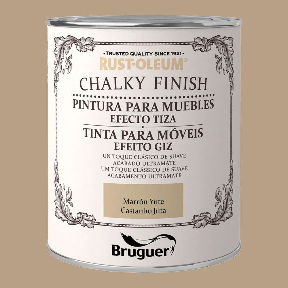Rust-Oleum Chalky Finish M&oacute;veis Castanho Juta 0,7.