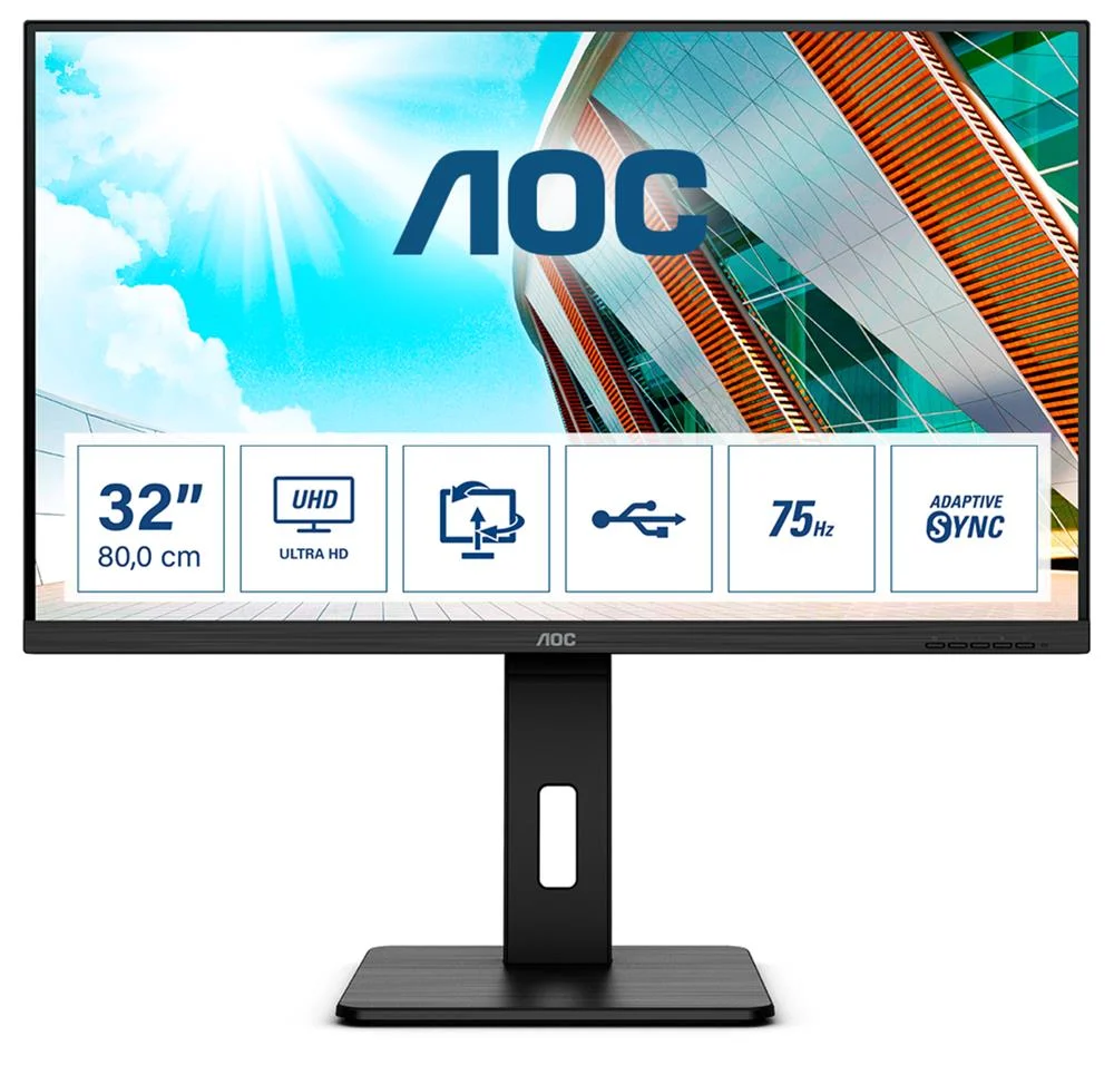 Aoc 81,3cm (31,5") U32p2 16:09 2xhdmi+Dp+Usb Ips