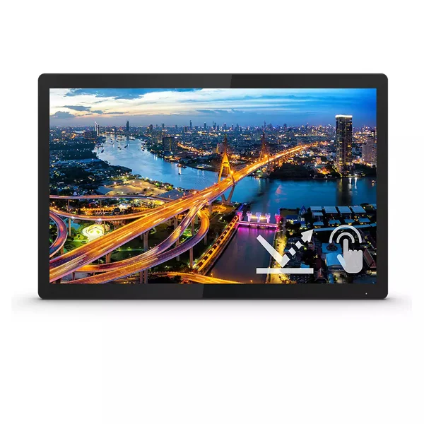 Philips Monitor Ips 22" Touch Fhd Vga Dvi Hdmi Dp.