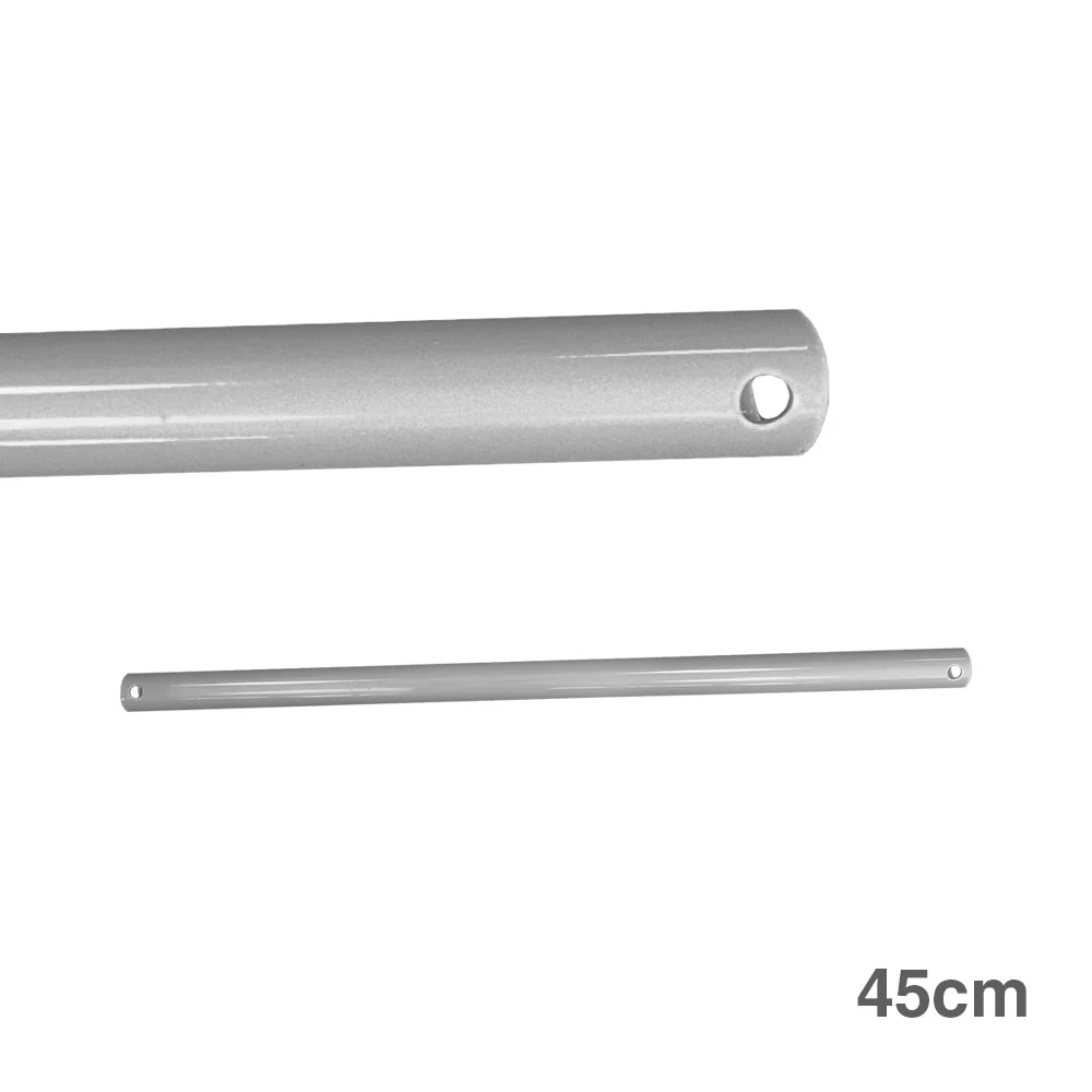 Extens&atilde;o Cromo de Tubo 45cm para Ventoinhas de Te.