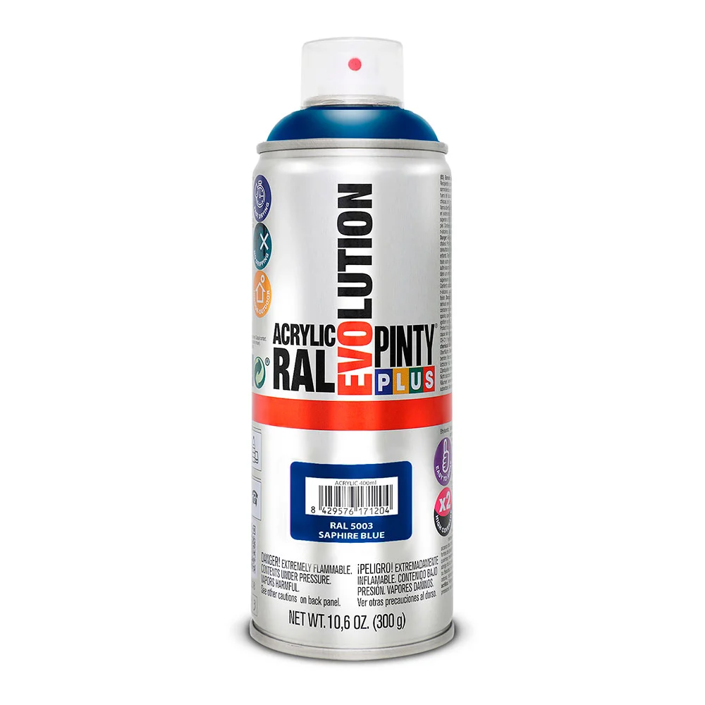 Tinta em Spray Pintyplus Evolution 520cc Ral 5003 Azul Zafiro