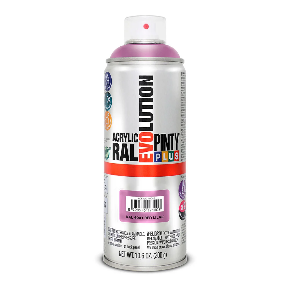 Tinta em Spray Pintyplus Evolution 520cc Ral 4001 Vermelho Lila