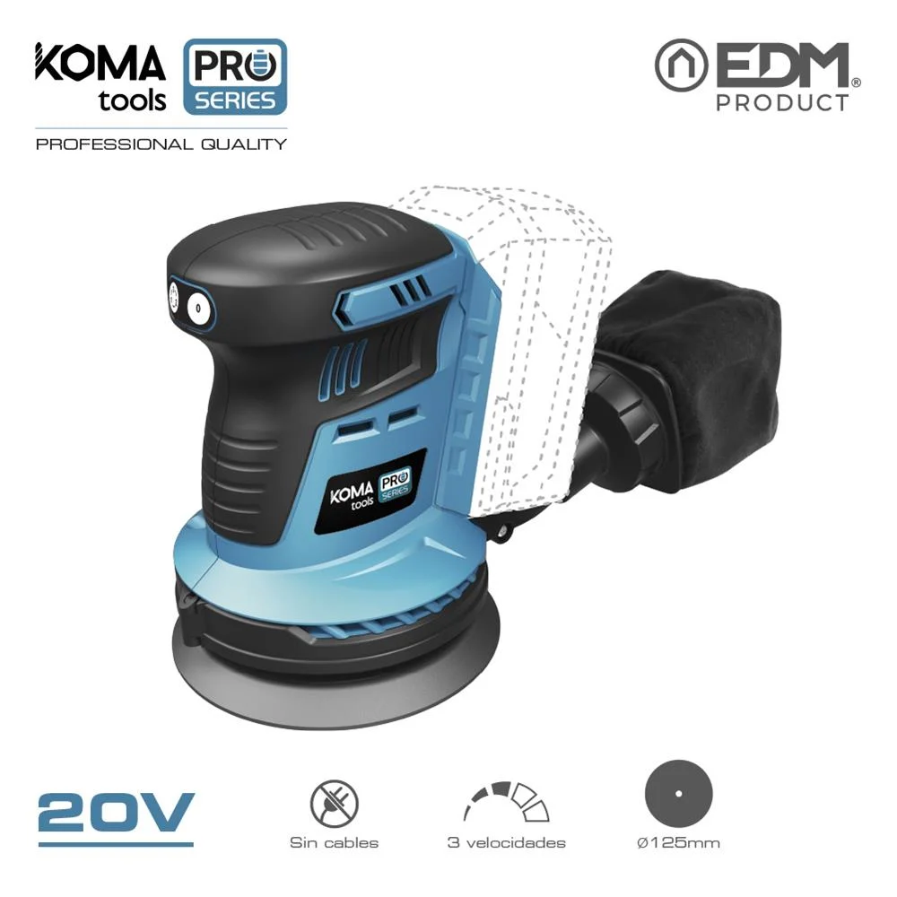 Moedor Ecc&ecirc;ntrico 20v (bateria E Carregador Sem) F