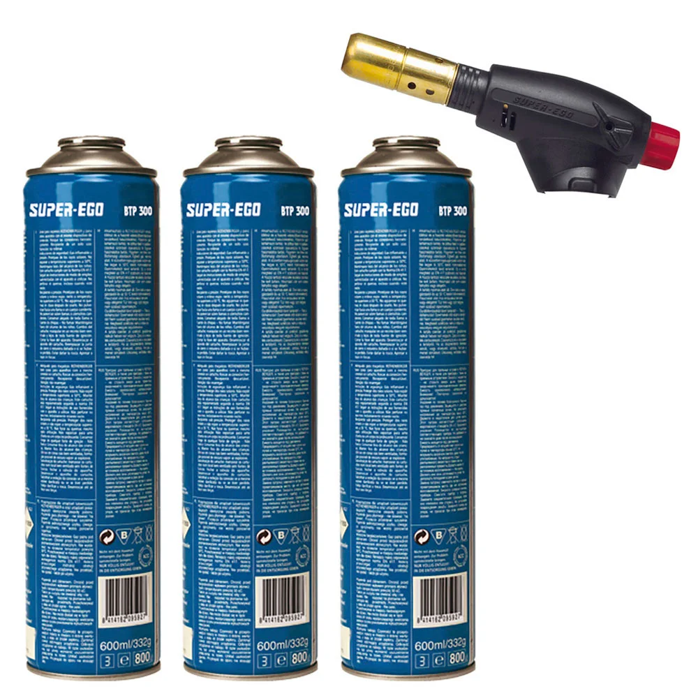 Pack Ma&ccedil;arico Segofire Piezel&eacute;trico + 3 Cartuchos.