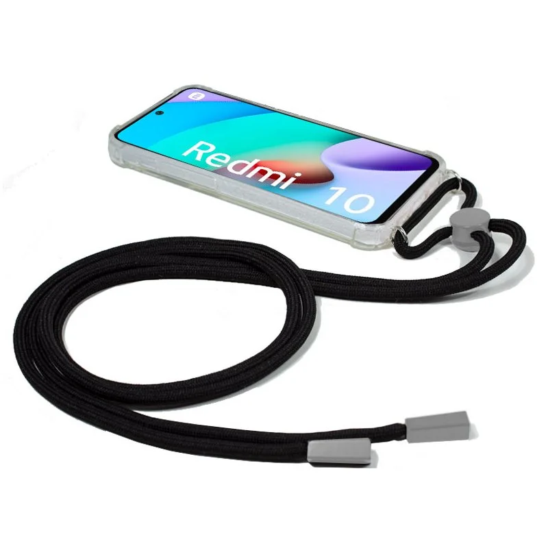 Capa Cool Para Xiaomi Redmi 10 Cord&atilde;o Preto