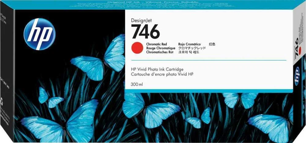 Hp 746 300ml Tinta Rojo Cromatico