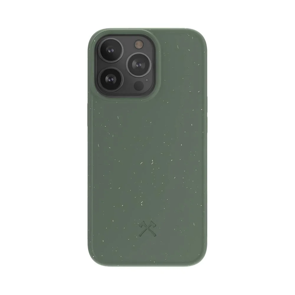 Capa Bio Antimicrobial Woodcessories Midnight Green/Biomaterial para iPhone 13 Mini