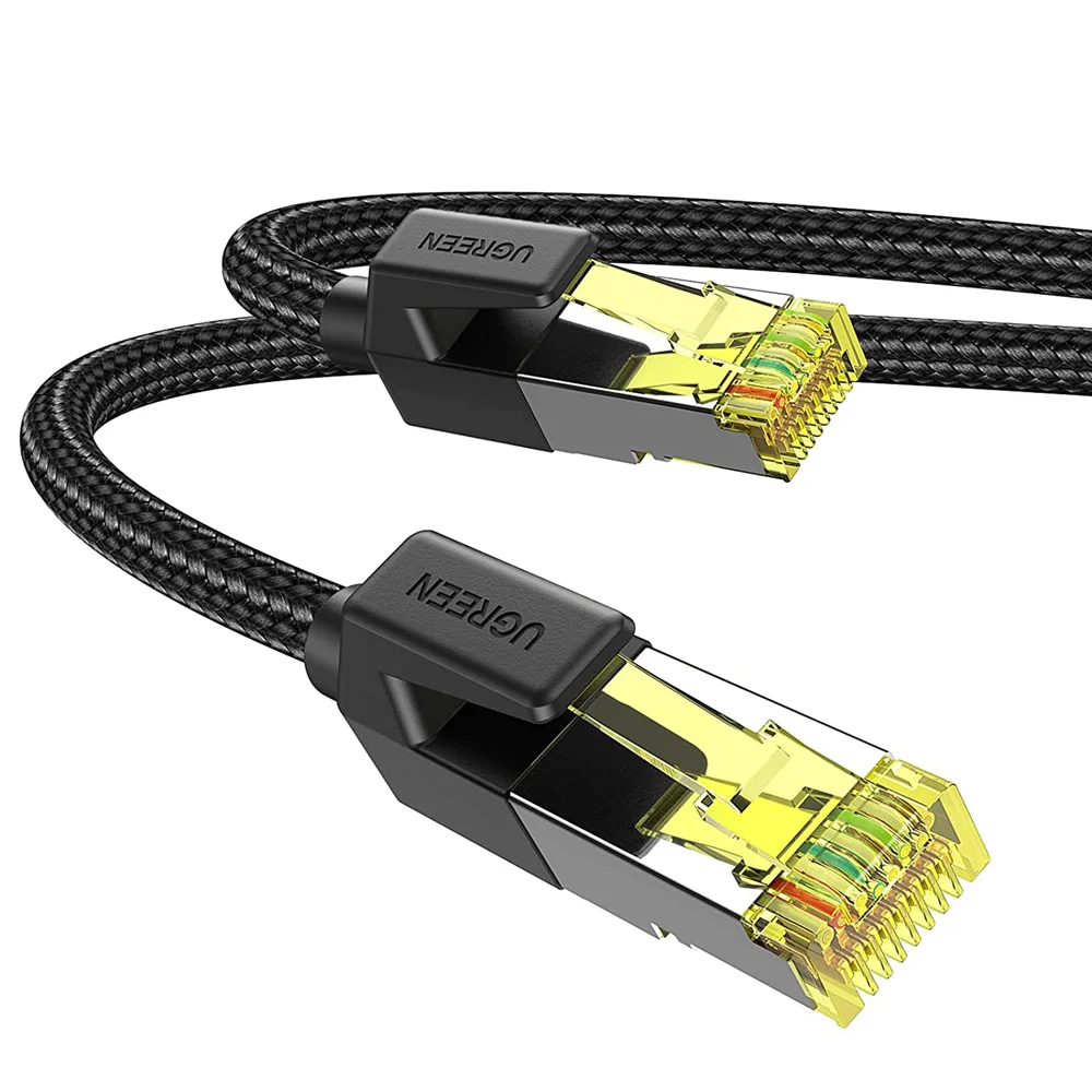 Ugreen Nw150 Cat 7 F/Ftp Opleten&yacute; Ethernetov&yacute; Kabel Rj45 1,5 M (Cern&yacute;)