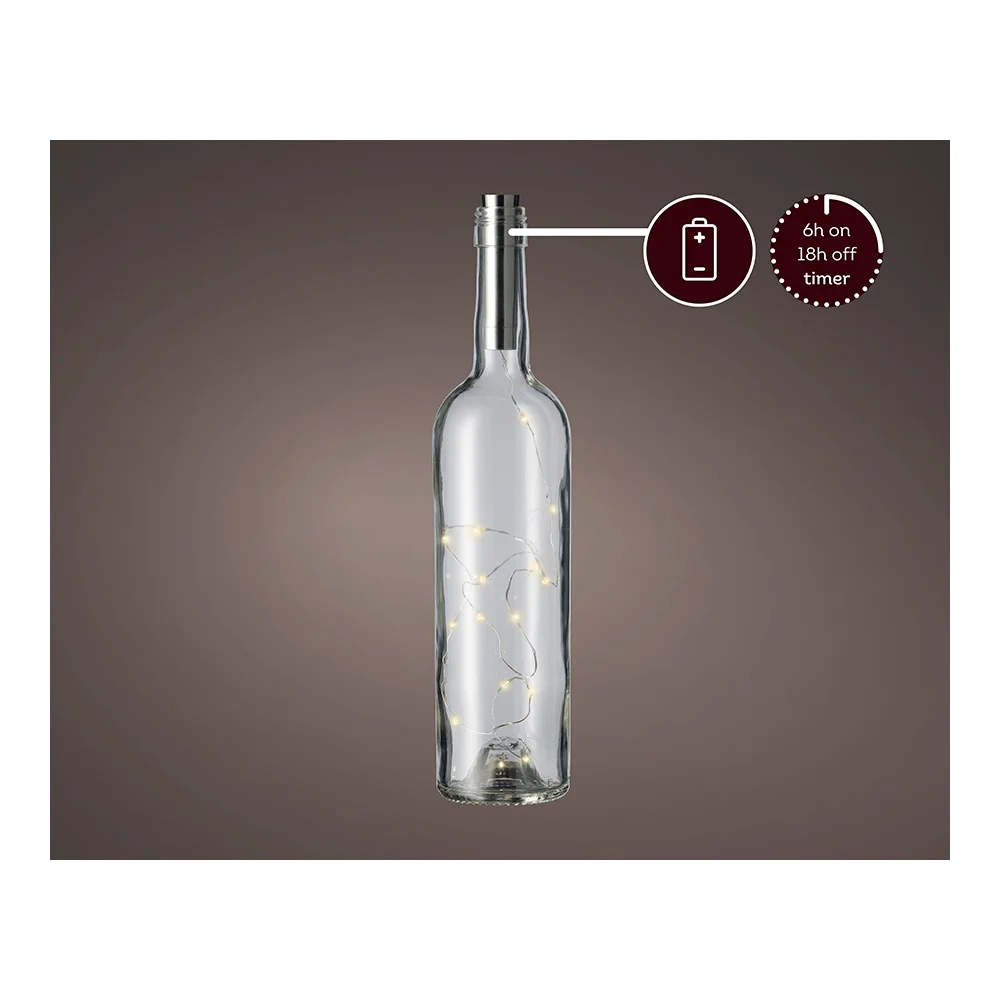 Tampa Grinalda Micro LED para Garrafa 15l