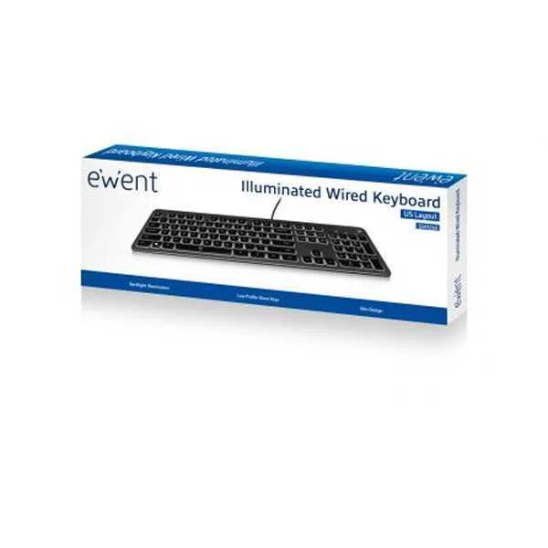 Teclado Iluminado USB, PT lay-out
