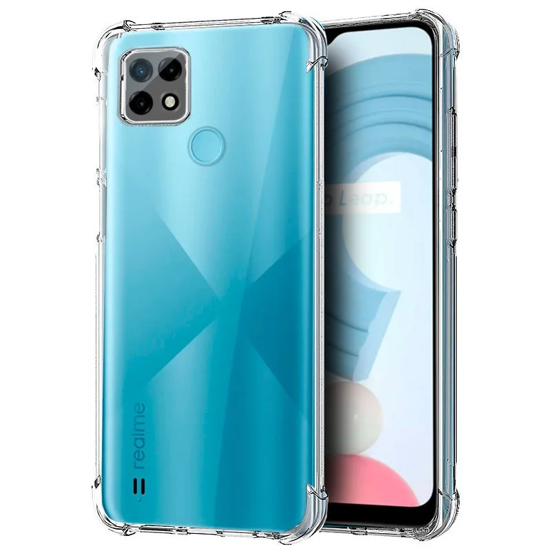 Carcasa Cool para Realme C21 Antishock Transparen.