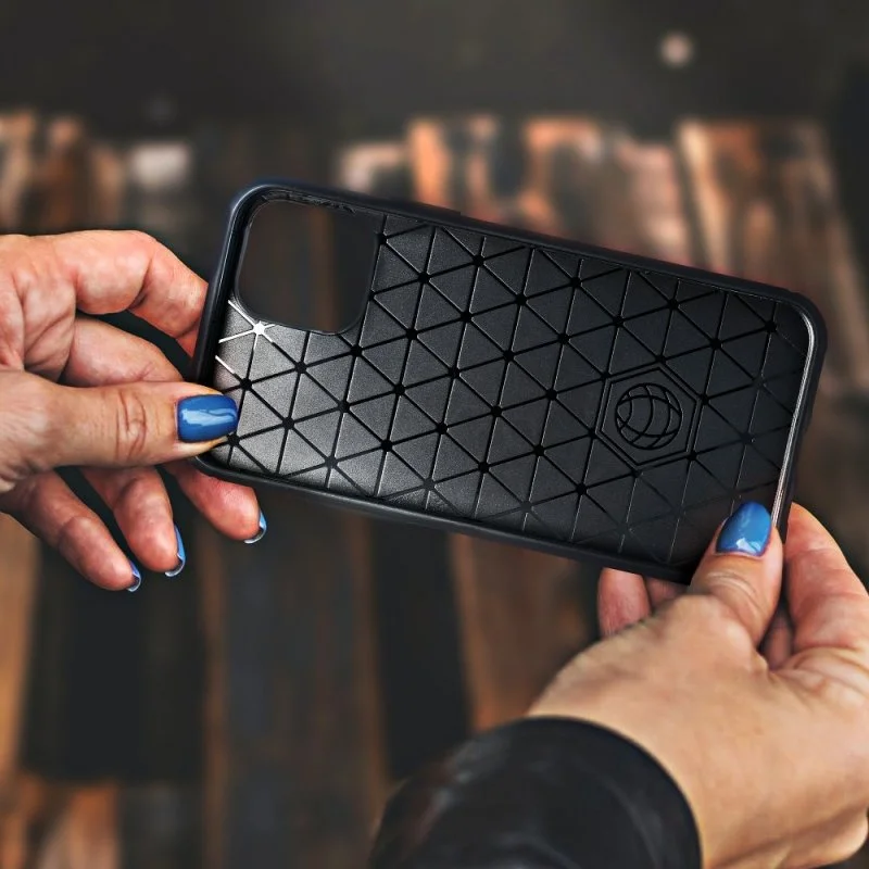 Capa Cool para Xiaomi Mi 11 Lite / Mi 11 Lite 5g Negro de Carbono