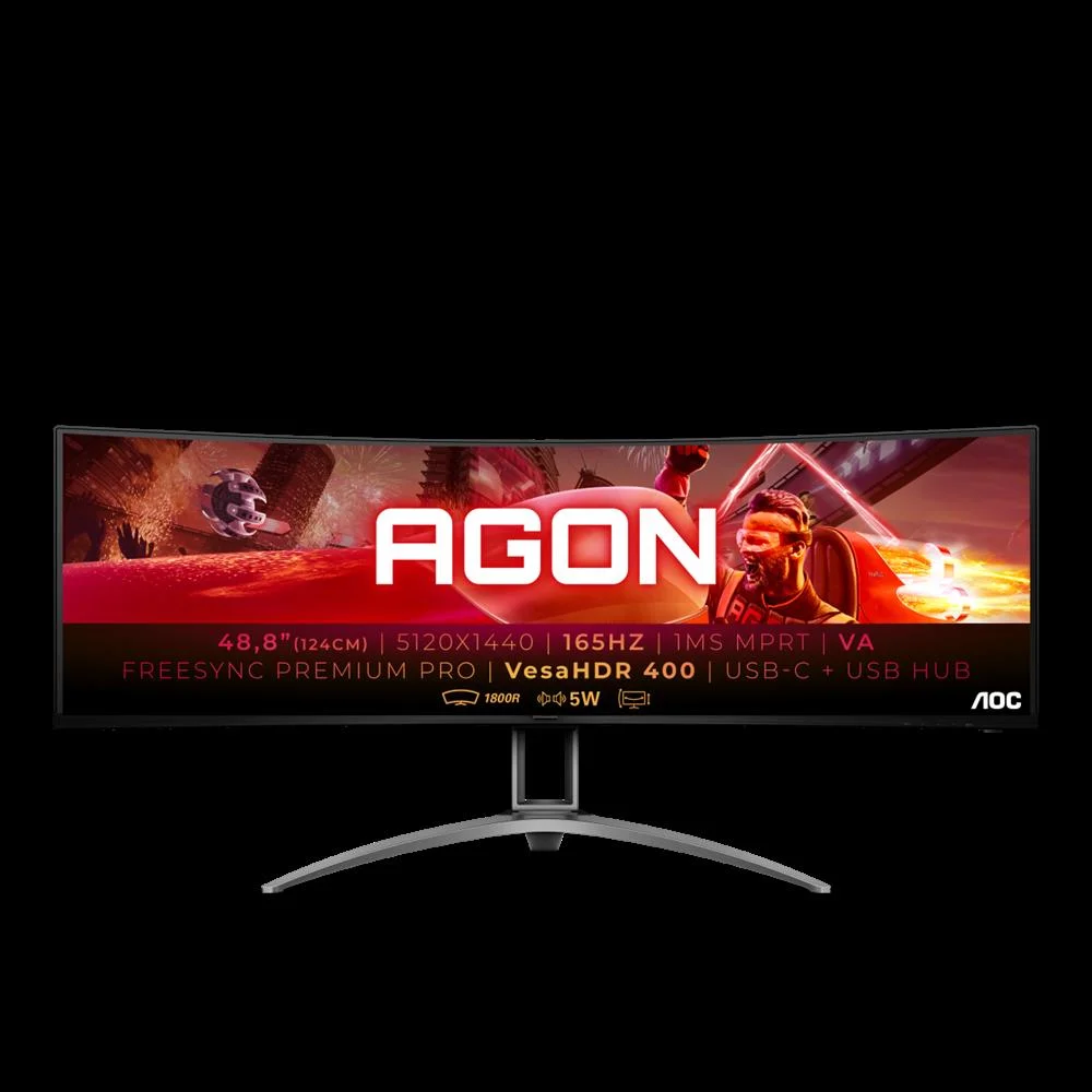 Aoc Ag493ucx2 Monitor de Ecr&atilde; 124,5 Cm (49") 5120.