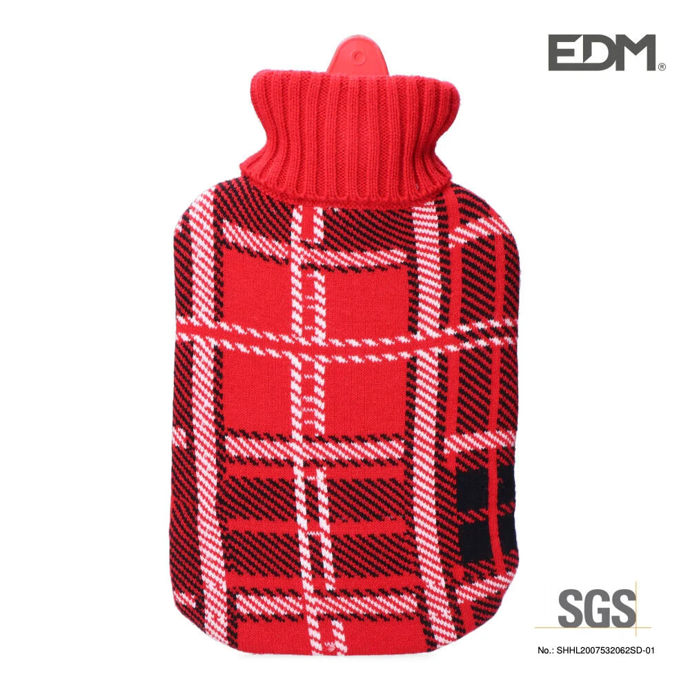 Bolsa de Agua Caliente Edm Rojo Lana (2 L)