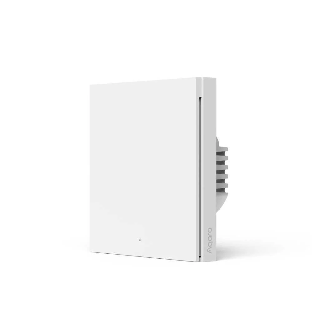 Aqara Smart Wall Switch H1 Eu (No Neutral, Single Rocker), White