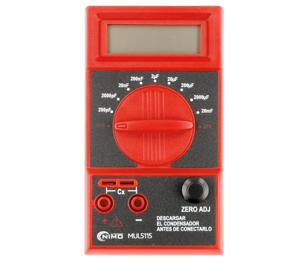 Capac&iacute;metro 3 1/2 Dig. de 200pf Hasta 20000uf