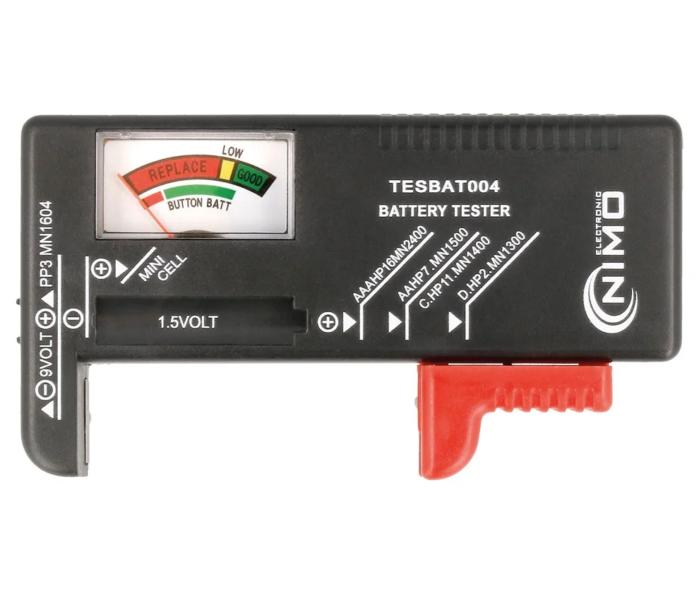 Comprobador de Bater&iacute;as 1.5v Y 9v