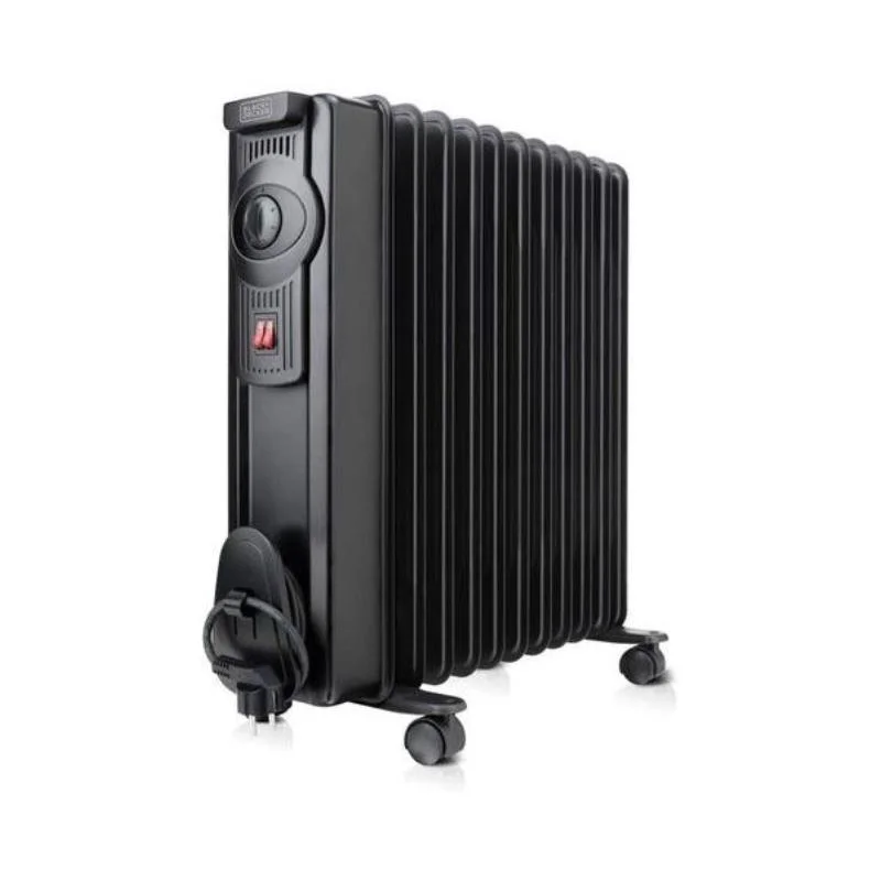 Oil Radiator Bxra2300e 11 Elements 2300w (Black) - Black&Decker