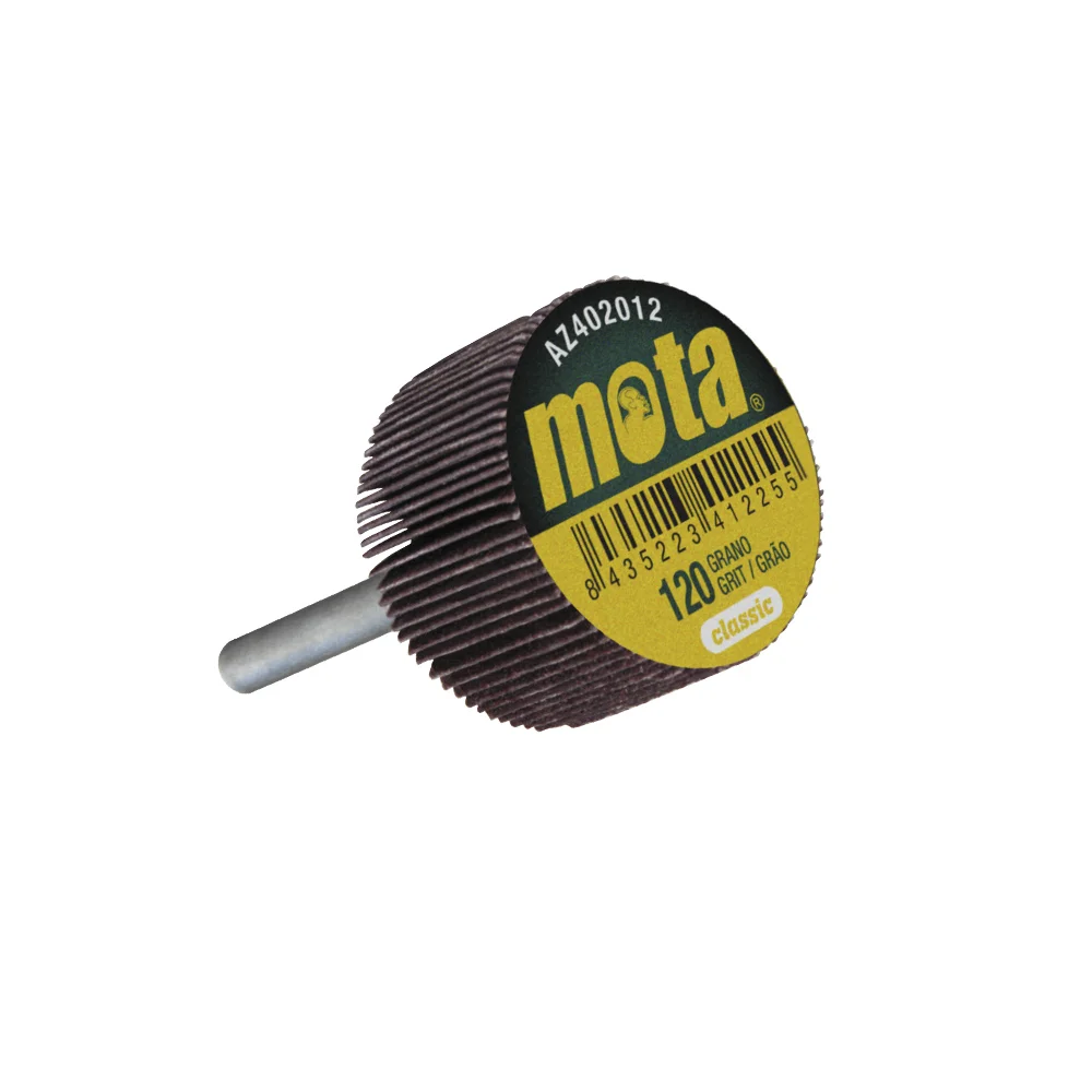 Disco de Lixa Lamelas 40x20x6mm Granula&ccedil;ao 80 Az42