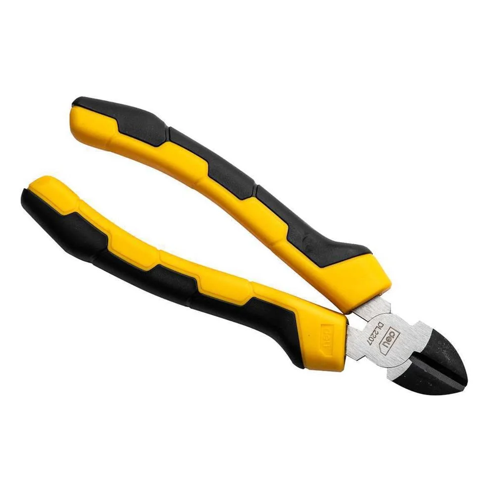 Alicate Diagonal 7" 180mm (Amarelo) - Deli