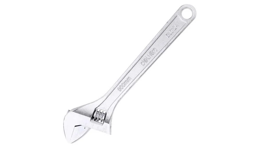12" Adjustable Wrench Edl012a (Silver) - Deli