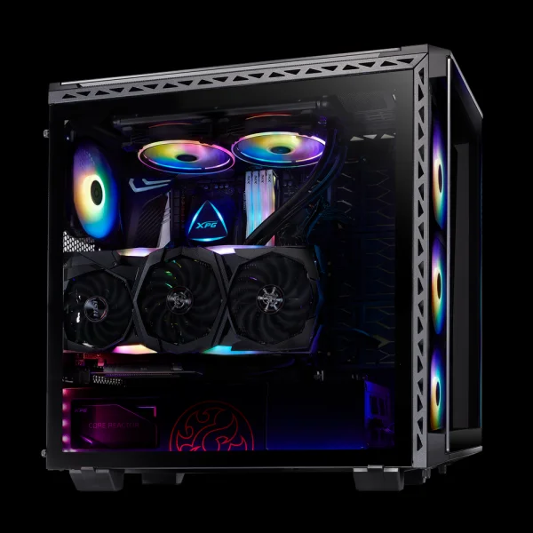 Caixa Semitorre Micro Atx / Mini Itx / Atx Xpg Battlecruiser Argb Preto 