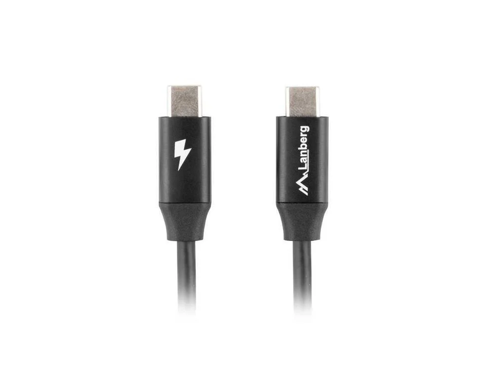 Cabo Usb Type-C Macho - Usb Type-C Macho 1,8 Mts - Lanberg