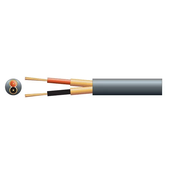 Cabo Microfone 2 X 20/0.1mm Preto
