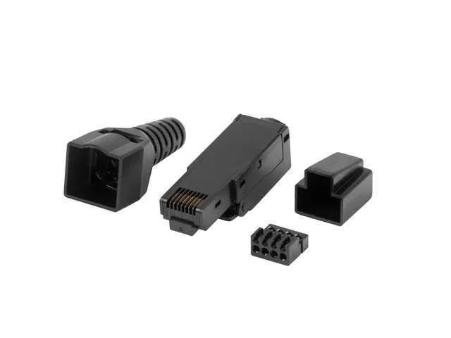 Conetor 8p8c Lan Cat6 Lanberg Preto 