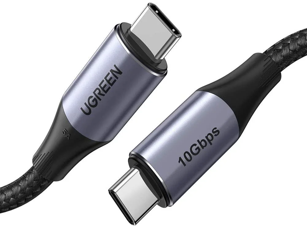 Kabel Usb-C Na Usb-C Ugreen Us355 3.1 Gen.2, Pd, 5a, 100w, 4k, 10gbps, 1m - Cern&yacute;
