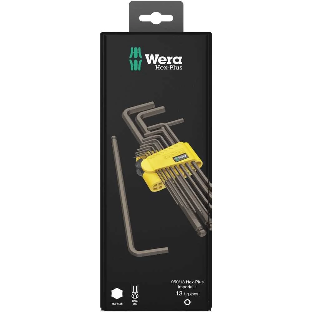Conjunto de Chaves Angulares Wera 950/13 Hex-Plus