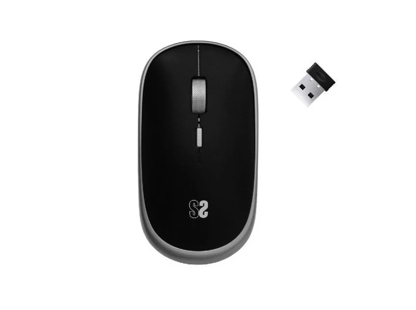 Rat&oacute;n &Oacute;ptico Inal&aacute;mbrico Wireless Mini Mouse Grey