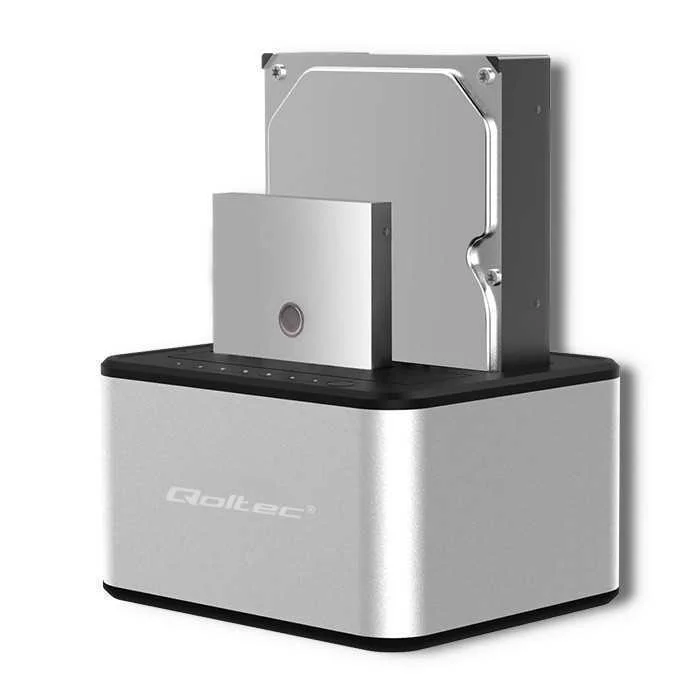 Docking Station Qoltec 5316 2x HDD e SSD Usb3.0