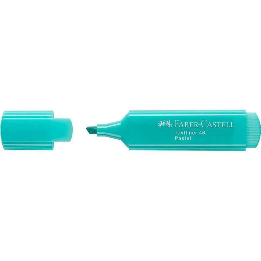 Marcador Fluor Textliner Turquesa Pastel Faber Ca.