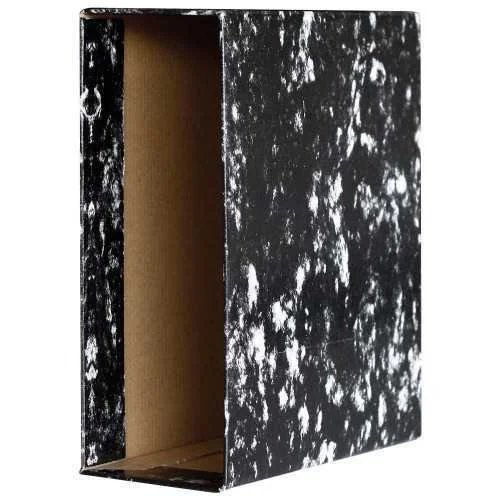 Funda Archivador Jaspeado Ecoclassic Negro A4 Nat.