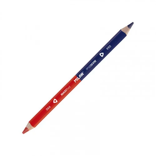 L&aacute;pis Bicolor Maxi Azul - Vermelho Milan
