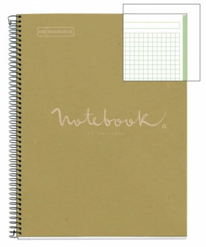 Caderno 100% Reciclado Nb-1 A4 80 P&aacute;ginas Ecoverde