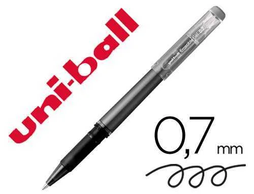 Rolo Gel Borr&aacute;vel Uf-222 0,7 Mm. Negro Uni-Ball 2.